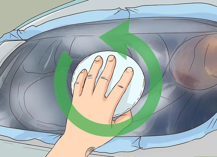 汽车大灯温度过高灯罩模糊怎么办,汽车大灯被除胶剂弄模糊了怎么办