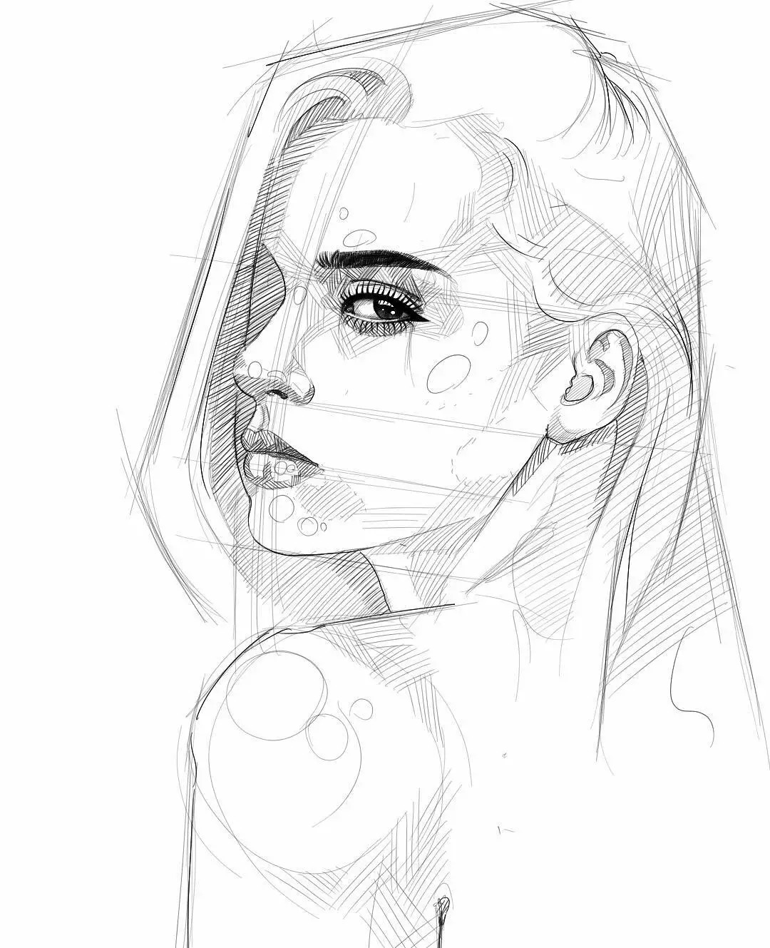 素描画常见问题,素描画小孩为什么不好画