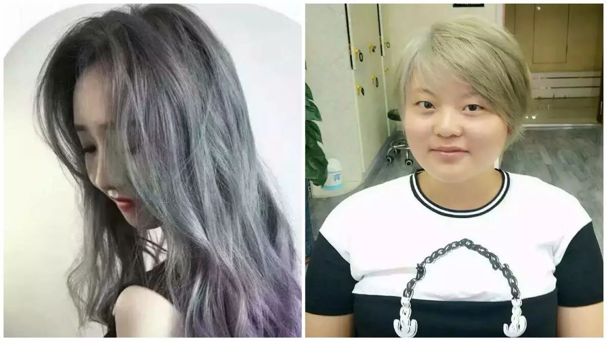 想象的发型和实际的发型对比图,发型真的很重要不同发型差距真大