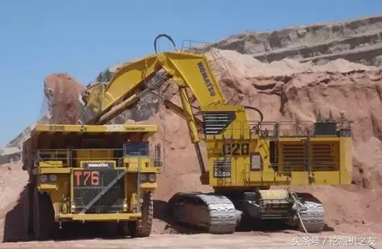 世界上最大的液压挖掘机,全球最大液压挖掘机