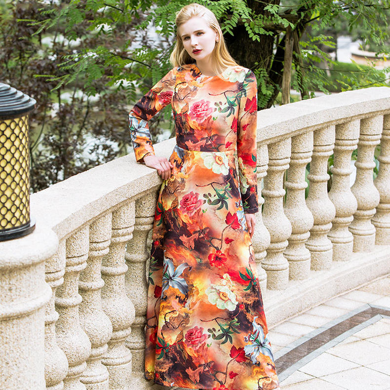 新中式复古连衣裙国风高级感,宫廷连衣裙复古宫廷风