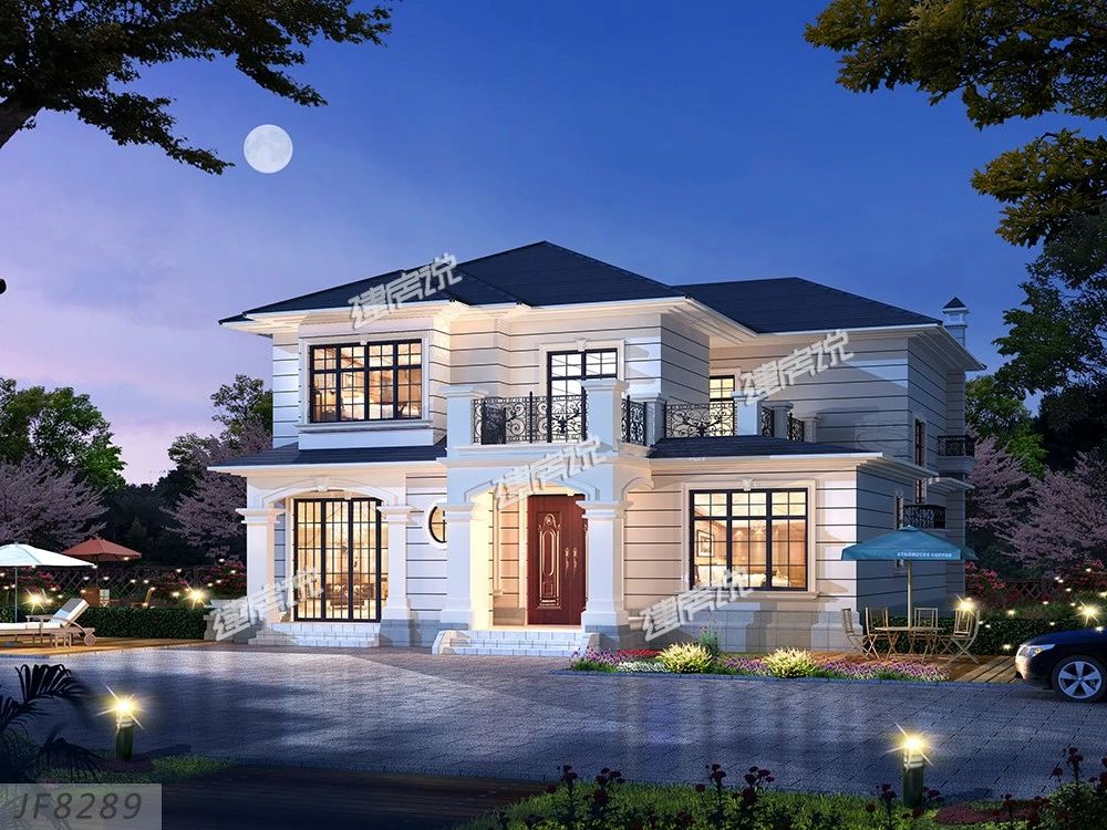 20万最新款二层别墅效果图,2020款二层别墅20万