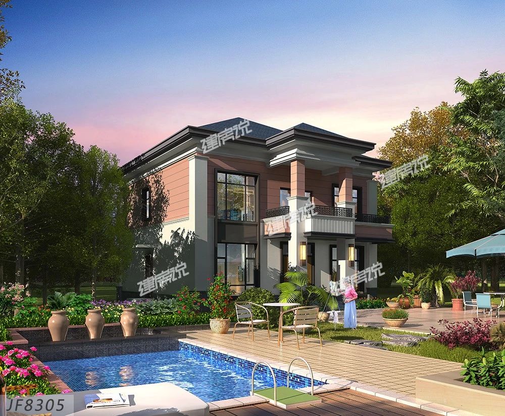 20万最新款二层别墅效果图,2020款二层别墅20万