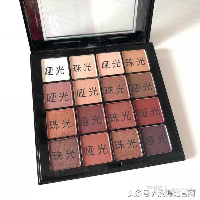 nyx16色眼影能遮瑕吗,nyx16色眼影盘莫兰迪眼妆教程