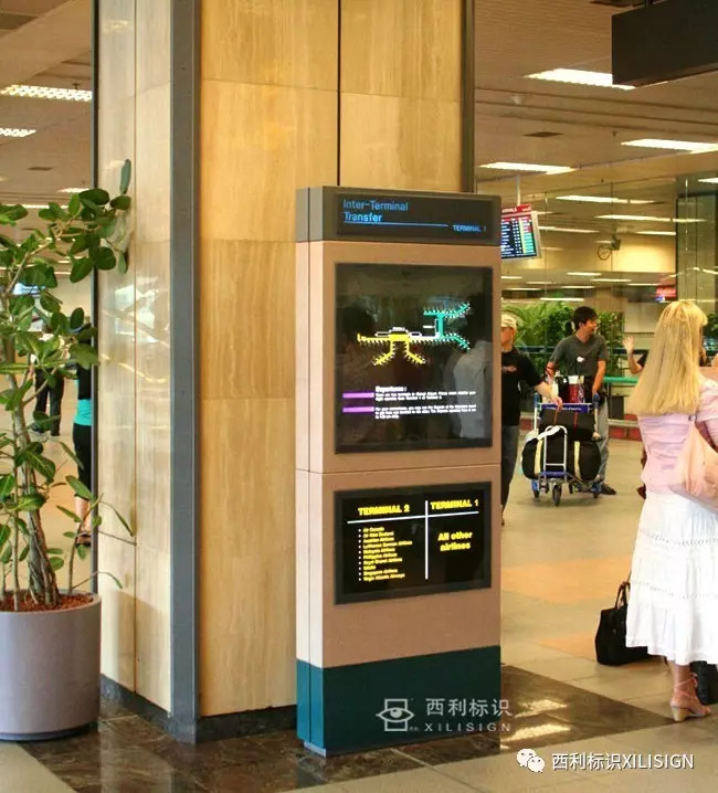 空港观察郑州,航站楼设计标识