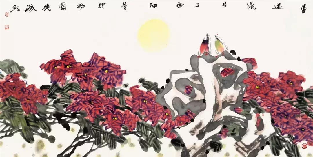 荷魂赵先闻作品欣赏,赵先闻画家作品