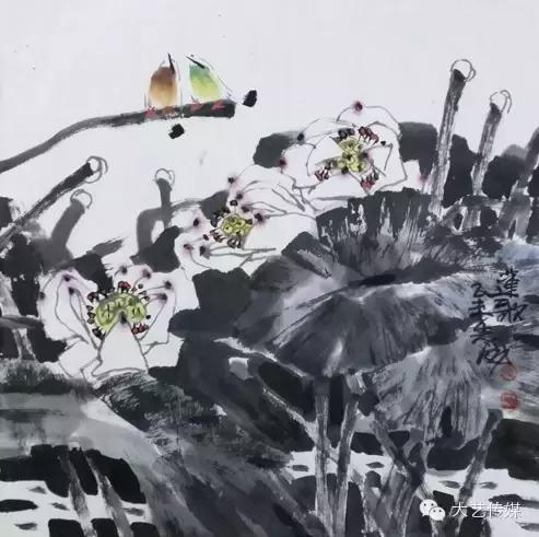 荷魂赵先闻作品欣赏,赵先闻画家作品