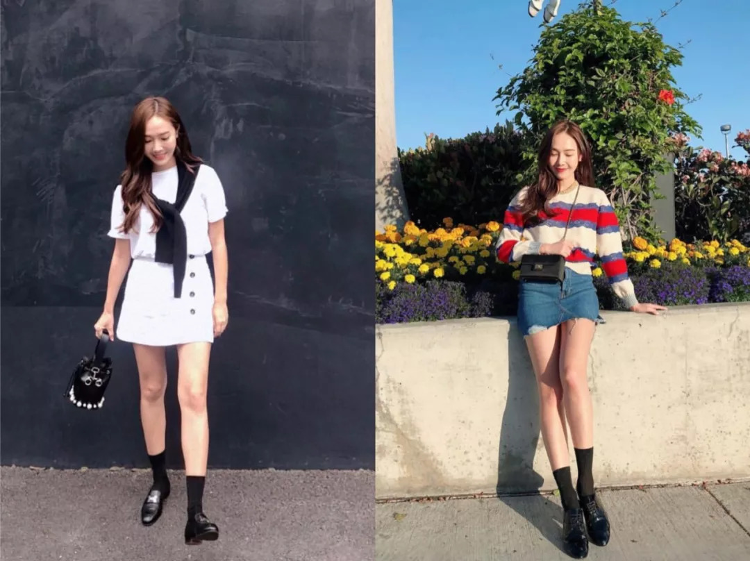 吴宣仪袜子怎么穿,细节控看过来