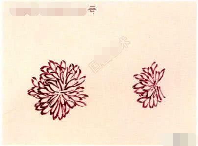 国画小写意菊花花头的画法,菊花国画写意画法视频