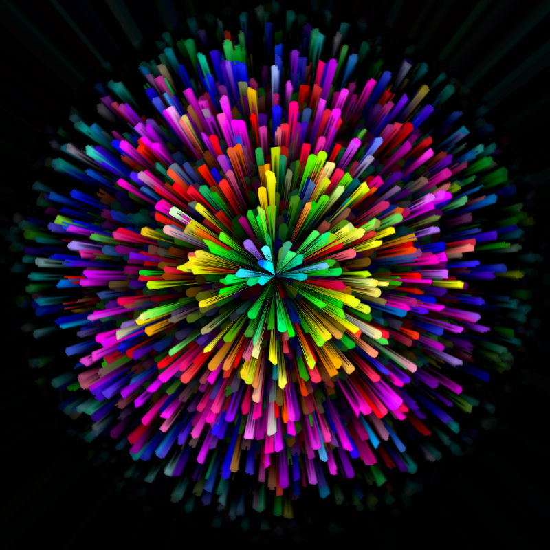 用烟花编织花朵,ps烟花形状图解