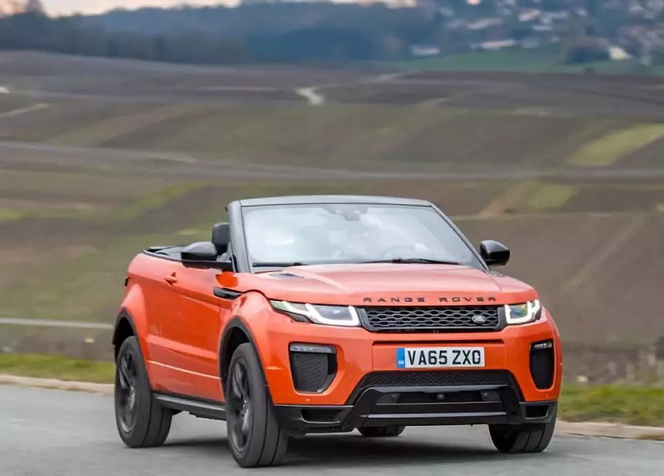 沉浸式体验路虎极光敞篷版,试驾路虎极光敞篷版