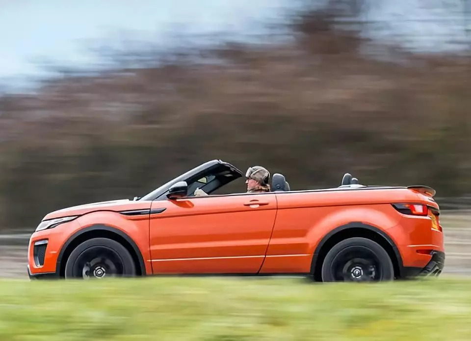 沉浸式体验路虎极光敞篷版,试驾路虎极光敞篷版