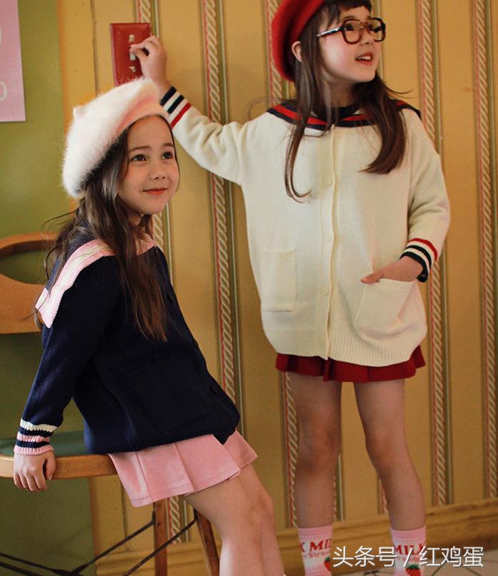 韩国冬款女童套装,韩国女童6-12岁套装潮流