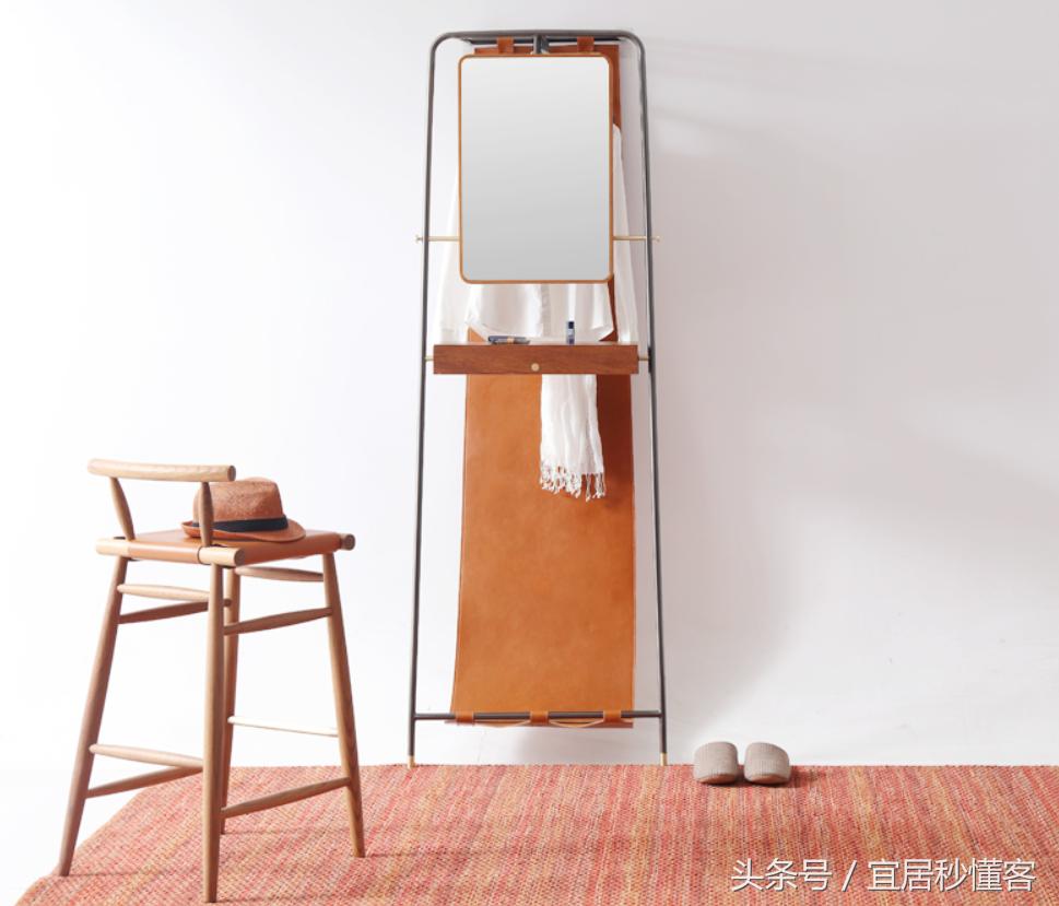 可移动衣帽架落地卧室网红款1.2米,衣帽架小户型设计