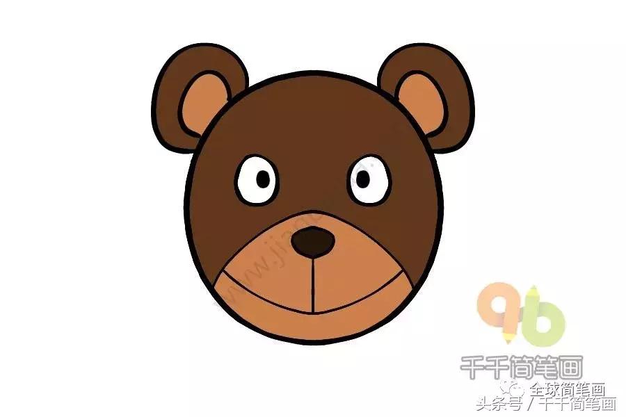 儿童简笔画入门动物0-3岁最简单的,圆形动物简笔画