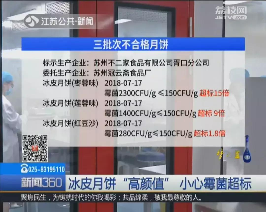 月饼常见的质量问题,两种月饼不合格