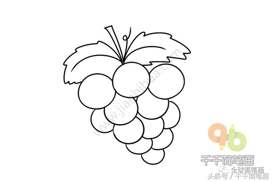 儿歌多多蔬菜水果简笔画,我最喜欢的蔬菜水果简笔画