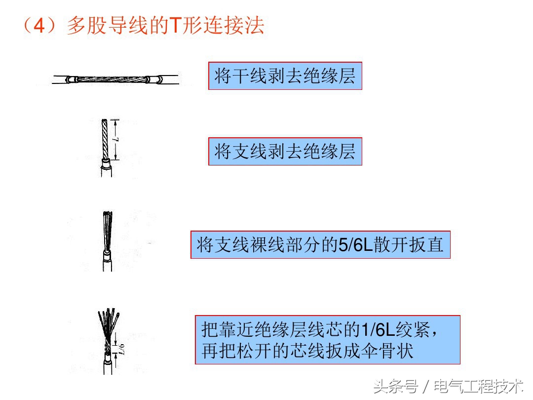 电工老师教你七种常用的电线接法,电工最全的电线连接方法
