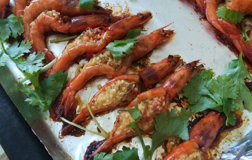 中秋菜谱之正宗烤箱版蒜蓉虾