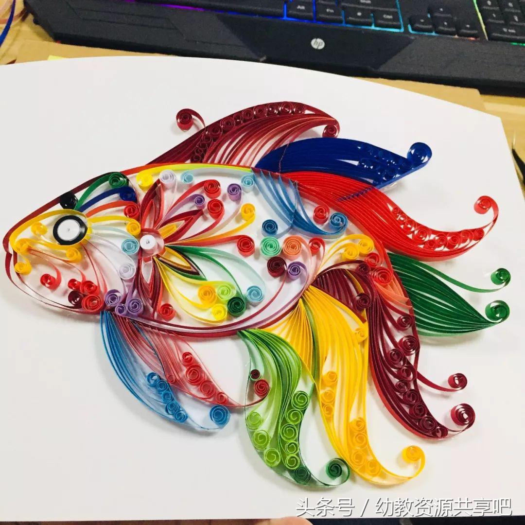 衍纸基础卷法教程衍纸版,基础衍纸作品及教程