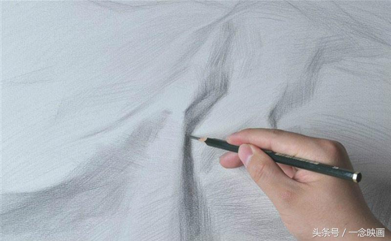 素描简单衬布画法视频教程,素描基础衬布