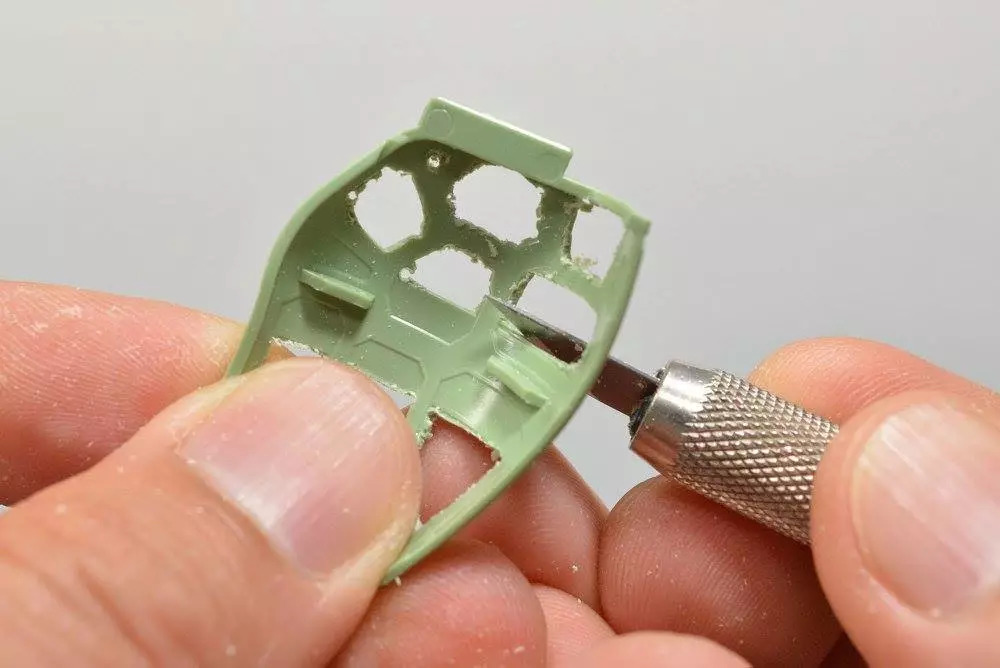 扎古模型拼装过程,高达模型旧化教程