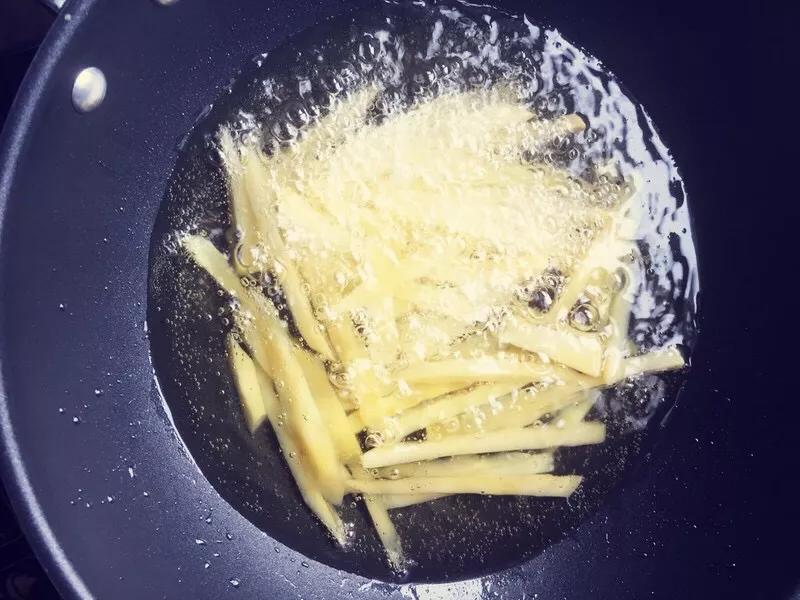 kfc炸薯条冷冻半成品,kfc同款薯条做法