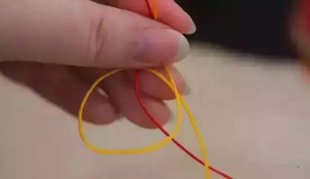 蜜蜡文玩手串绳子双股打结方法,文玩核桃手串单线打结方法