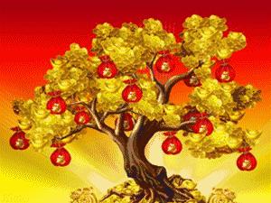 赠君黄金树，祈愿诸位大福大顺，大贵大富，大吉大利