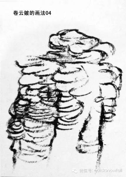 白崇然山水画山石画法合集,学院山水画山石画法