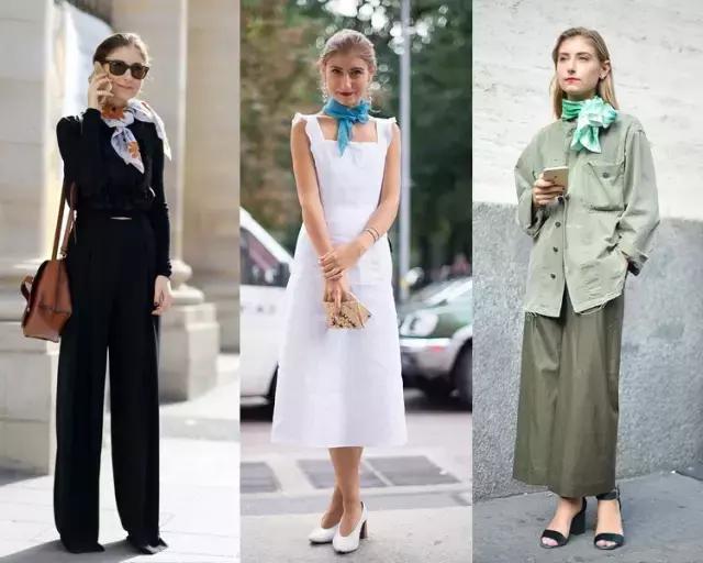 秋天长丝巾系法大全女慢动作,秋天丝巾防寒各种围法