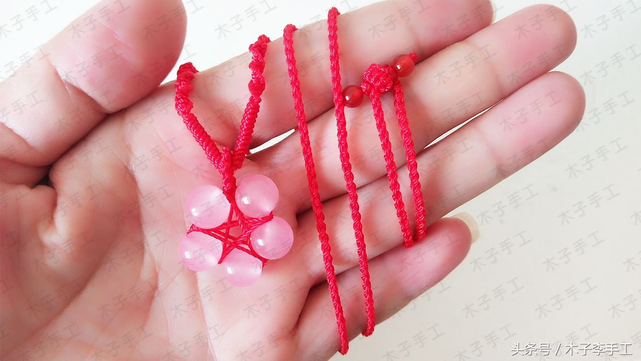 国庆节黄色五角星制作,五角星项链的编法