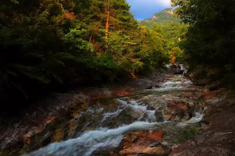 西安出发秦岭最美秋景自驾环线游,西安出发一小时深藏秦岭山水秘境