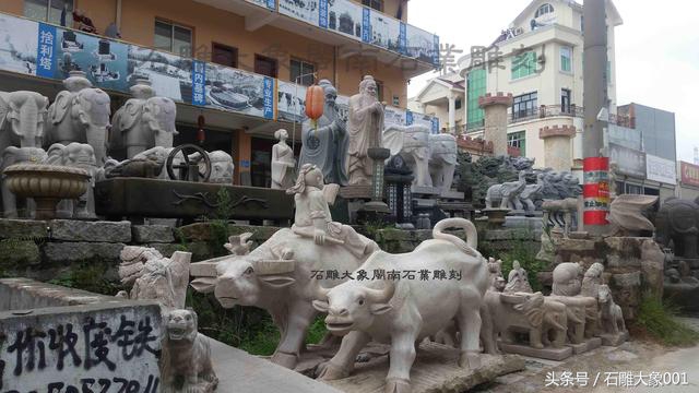 别墅大门摆什么石雕好,别墅入户门门口适合摆放什么石雕