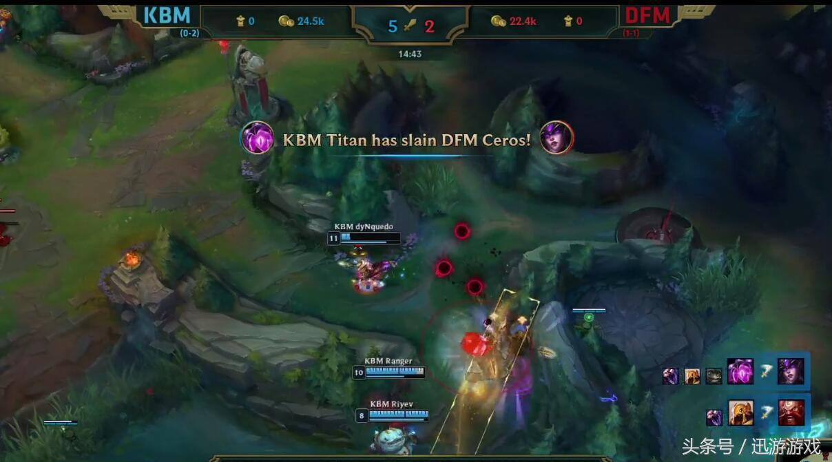 英雄联盟S8入围赛DFM的VN表现一般网友:别说是和Uzi学的!