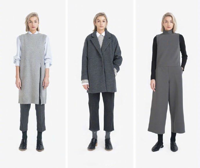 极简色冷淡风穿衣搭配,18套冷淡风极简穿搭