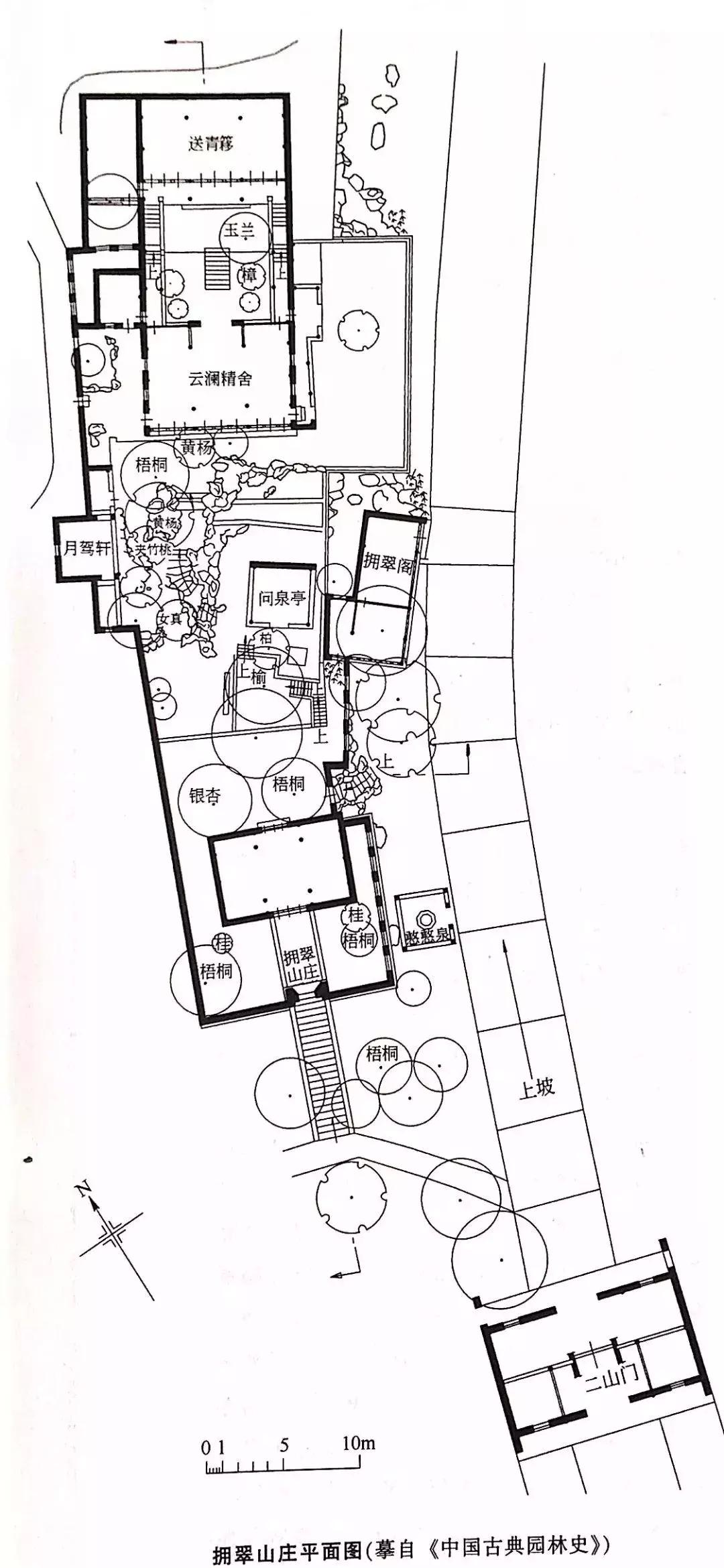 南北方园林设计图,苏式园林平面图