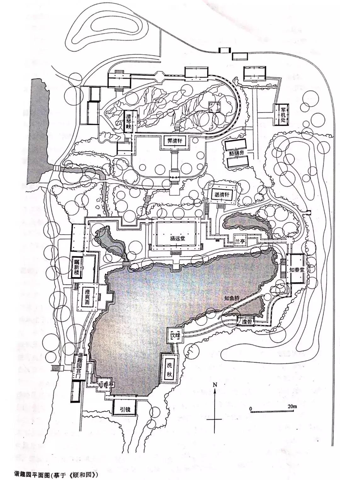 南北方园林设计图,苏式园林平面图
