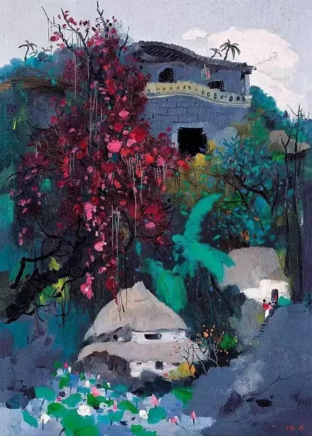 吴冠中字画假的多少钱一幅,吴冠中的画有版权吗