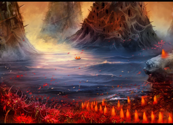 曼珠沙华的传说图片 (曼珠沙华的传说是真的吗)