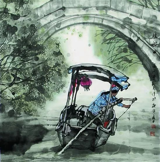 曹天舒水墨画欣赏,曹天舒水墨作品