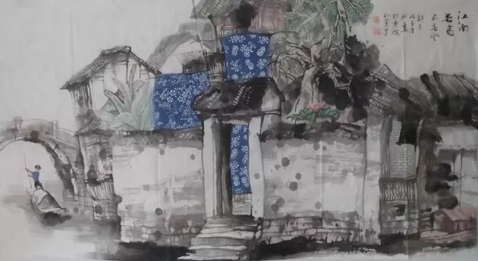 曹天舒水墨画欣赏,曹天舒水墨作品