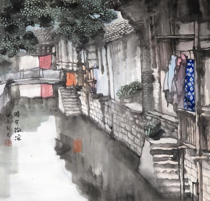 曹天舒水墨画欣赏,曹天舒水墨作品