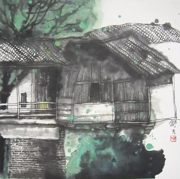 曹天舒水墨画欣赏,曹天舒水墨作品