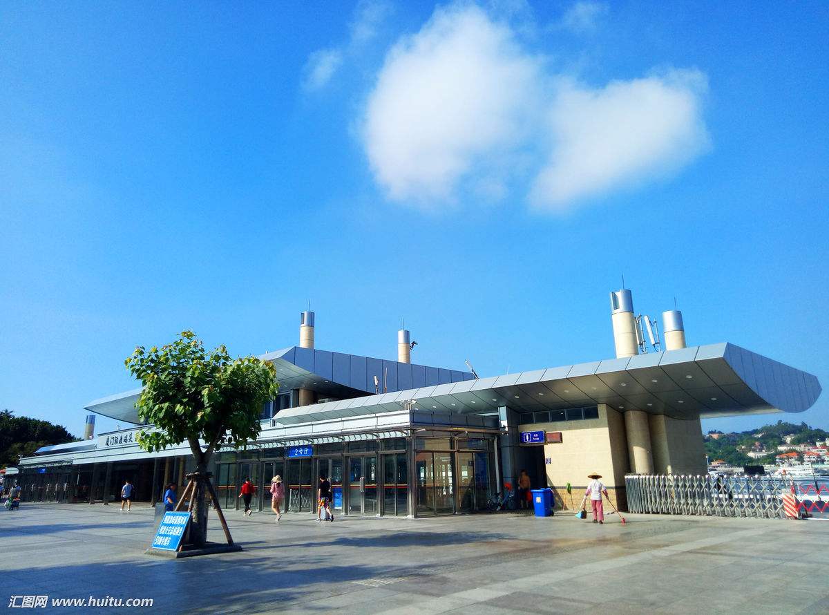 鼓浪屿登船检票,鼓浪屿旅游攻略游艇