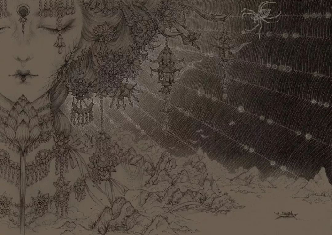 特别惊艳的古风美人画稿,惊艳古风美人手绘