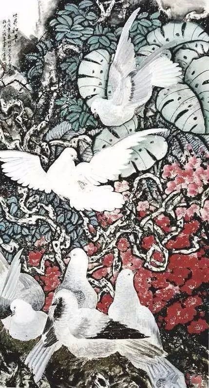 金晓海水墨画作品欣赏,金晓海花鸟画作品欣赏