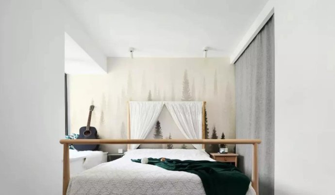 北欧82平小户型装修效果图,79平米北欧小窝