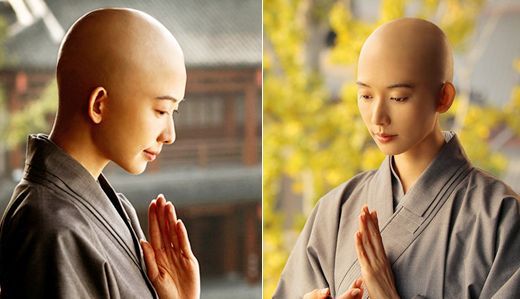 女明星光头剧照很酷,女明星青涩旧照范冰冰