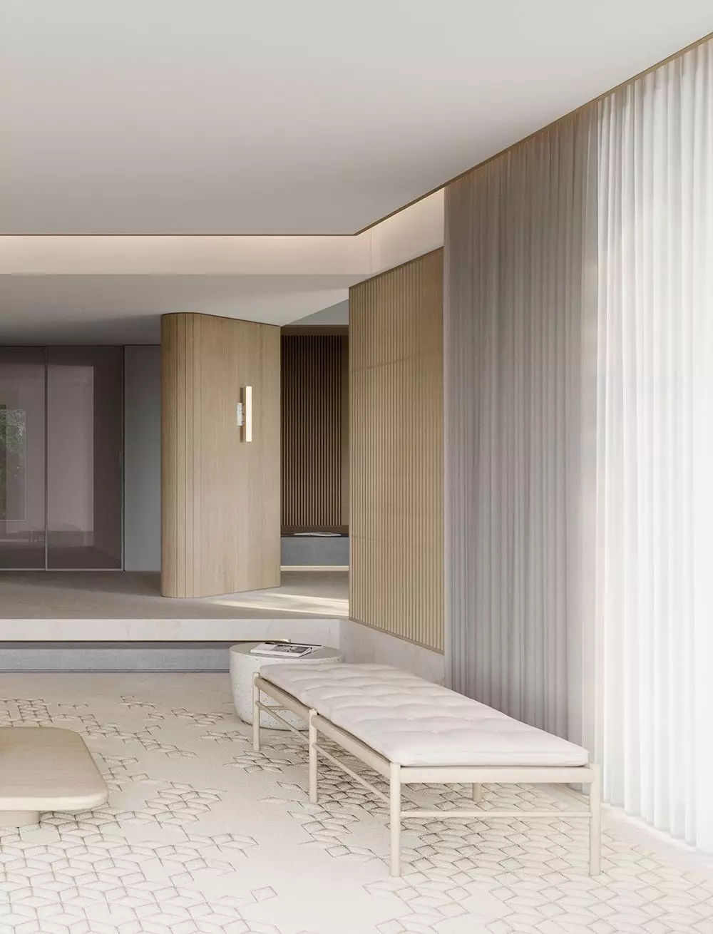 原木色装修风格现代简约地板美缝,大气原木北欧风格装修